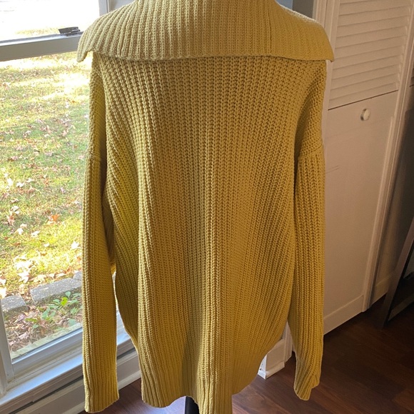 Free People Mustard Button-Up Cardigan - Picture 2 of 8